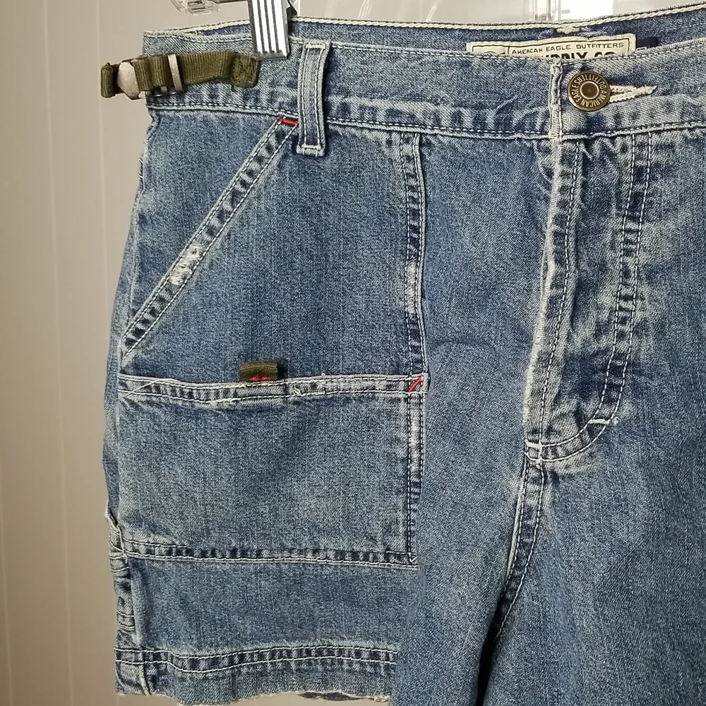VINTAGE 1990's AE American Eagle Outfitters Denim Shorts - Picture 9 of 11
